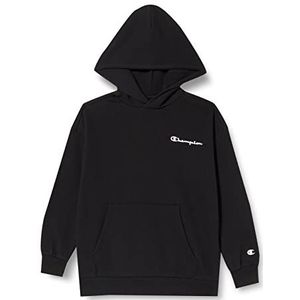 Champion uniseks-kind Sweatshirt met capuchon Eco Future Spring Terry, Zwart, 7-8 jaar