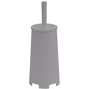 Gedy G-Oscar WC-standaard, kleur: grijs, 35 x 13 x 13 cm, gewicht 0,396 kg, badborstel met borstelharen, gemaakt van thermoplastische harsen, jaar garantie 2, R&E-design, uniek