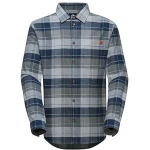 Mammut Trovat Shirt met lange mouwen Heren steel-marine 3XL