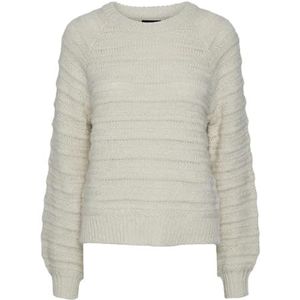 PIECES Dames Pcjayda Ls O-Neck Knit Noos gebreide trui, berk, M
