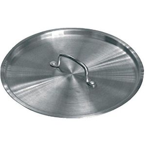 Vogue diepe kookpotdeksel 24 cm, aluminium, afmeting: 23,5 (dia) cm, compatibel met kookpot s348 (apart verkrijgbaar), s356