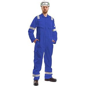 Roots Original RO13090 Flamebuster Nordic Werkoveralls, maat 66, Royal Royal Royal Royal