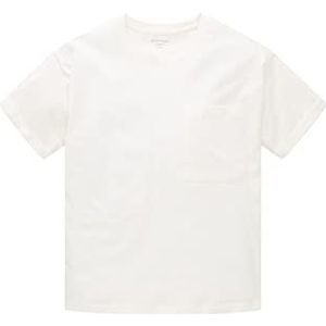 TOM TAILOR Meisjes T-shirt 1035126, 12906 - Wool White, 176