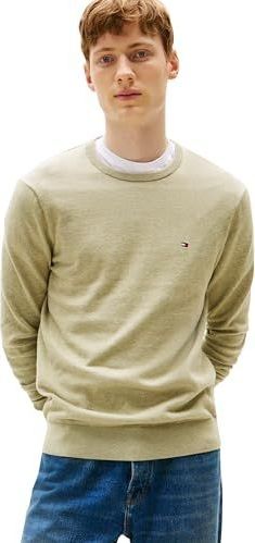 TOMMY HILFIGER - Essential - Trui - Kaki - Lange Mouw
