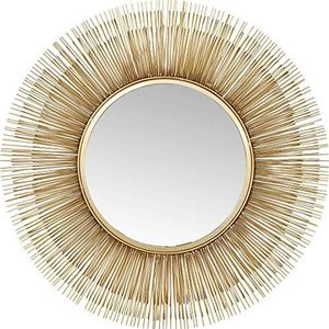 Kare Sunburst TRE spiegel, 11,5 x 87 x 87 cm, goudkleurig