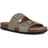 Geox D BRIONIA Sandalen, voor dames, zand, 36 EU, zand, 36 EU
