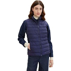 TOM TAILOR Dames Vest 1034120, 11331 - Atlantic Ocean Blue, XS