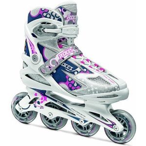 Roces Inline skates voor dames, pop-up 400773 39, wit/blauw/roze