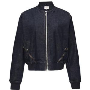 Tussenjas - Denim - Bomberjack - Effen - Licht Gevoerd