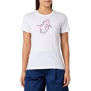 Boor T-shirt Jersey Mermaid Print, Z04_witte bril., XXS