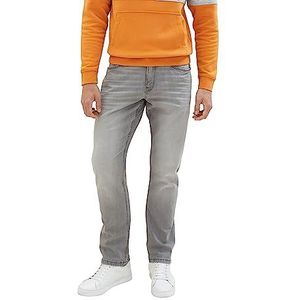 TOM TAILOR Marvin Straight Jeans voor heren, 10210 - Grey Denim, 33W x 36L