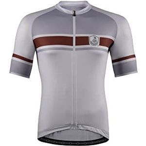 Campagnolo Waterstof-jersey voor heren, Rode maan/grijs metaal, XS