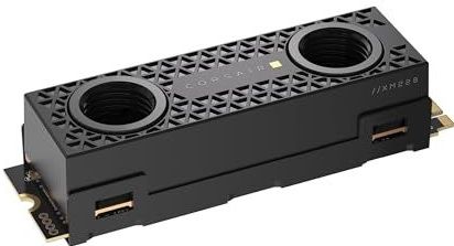 CORSAIR MP700 PRO Hydro X Series 4TB M.2 PCIe Gen5 x4 NVMe 2.0 SSD - M.2 2280 - Tot 12.400MB/sec Sequentieel Lezen - TLC NAND met Hoge-Dichtheid - Vooraf Geïnstalleerd Waterblok - Zwart