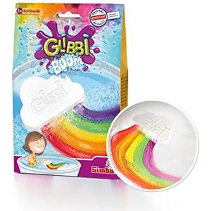 Simba - Glibbi Boom - Badspeelgoed - Badbom - Wolkenvorm - Magisch regenboogeffect - Zimpli Kids - Meerkleurig - Vanaf 3 jaar