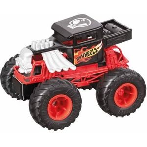 Mondo - Hot Wheels RC Monster Truck Bone Shaker 17 Motors Trucks op afstand bestuurbare auto voor kinderen 2,4 GHz rood/zwart 63679, kleur Livrea, 63679