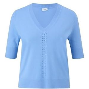 s.Oliver BLACK LABEL Pullover met gatenpatroon, korte mouwen, 5340, 38