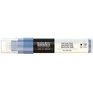 Liquitex 4610680 Professional Paint Acryl - Marker acrylverf, lichtecht - Brede punt - 8-15mm, Light Bleu Violet