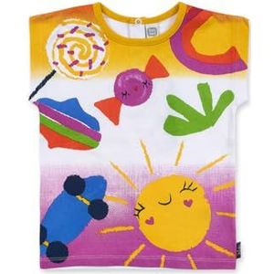 Tuc Tuc T-shirt voor meisjes, grijs, collectie Park Life, Grijs, 12 Maanden