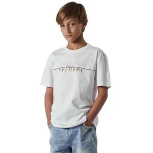 Kaporal, T-shirt, model ORYS, jongens, wit, 10 A; regular fit, korte mouwen, ronde hals, Wit, 10 Jaar