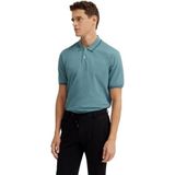 Bugatti - Polo - Katoen - Met Contrasterende Strepen en Borduursel op de Borst