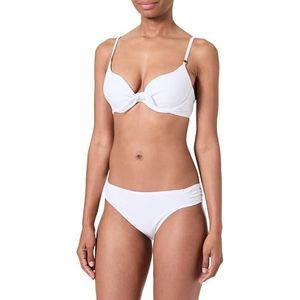 Bikiniset met schelpen, effen, Wit, 34