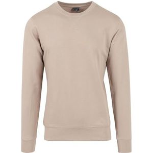 Mister Tee Herentrui, 100% katoen, donker zand, L, beige (Darksand), L
