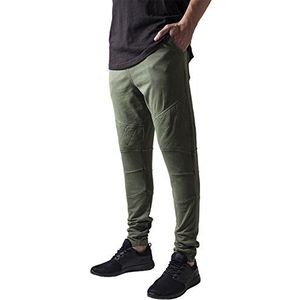 Urban Classics Herenbroek Diamond Stitched Pants, groen (olijf 176), 32W x 32L
