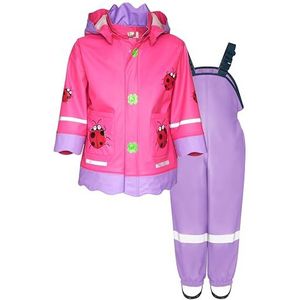 Playshoes Tweedelig regenpak, modderpak, waterdicht, Gelukskever lila, 98