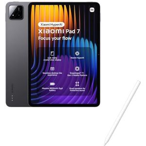 Xiaomi Pad 7 - Tablet - Zwart - 8GB RAM - 128GB Opslag - 3.2K 144Hz Display