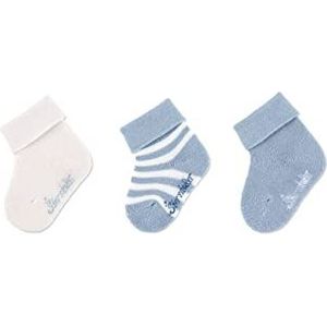Sterntaler Baby-jongens GOTS sokken 3-delig gestreept kousen, lichtblauw, normaal