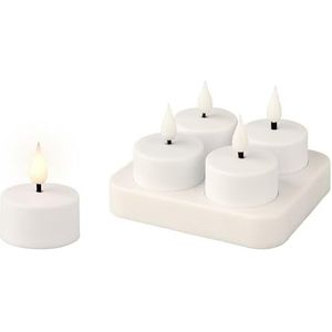 Zarivy Oplaadbare kunststof LED-lamp voor gebruik binnenshuis 485346 geeft uw kamers een moderne en elegante touch. Perfect voor het creëren van een gezellige en ontspannende sfeer bij elke