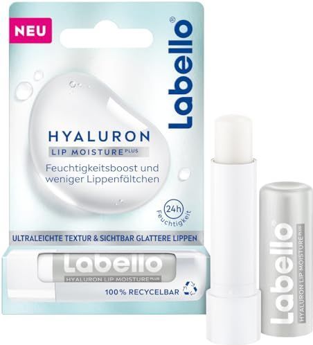 Labello - Hyaluron Lip Moisture Plus - Lippenverzorging - 5,2 ml - Veganistisch