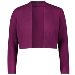 Vera Mont Dames blazer-jas zonder sluiting, Real Purple, 42