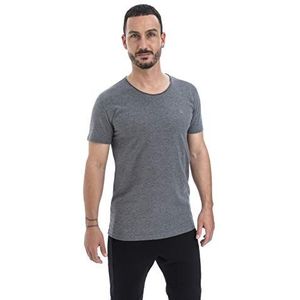 Shambhala Barcelona Basic T-shirt voor heren, grijs, medium