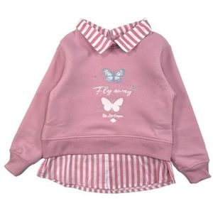Lee Cooper Sweatshirt voor meisjes, comfort en praktisch, stijlvol design voor kinderen, Roze, 12 Jaren