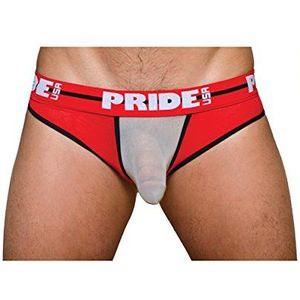 Pride Pride Maui Mesh Thong, maat: S, kleur: rood, 1 stuk