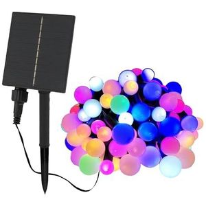 BILLY RGB lichtketting op zonne-energie, rond, meerkleurig, 9,90 m