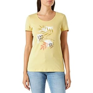 TOM TAILOR Dames T-shirt met print 1032127, 29491 - Emerald Glade Green, XXS