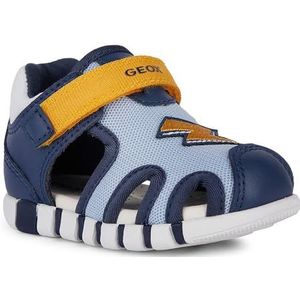 Geox B Iupidoo Boy Sandalen voor jongens, Lt Navy Yellow, 25 EU