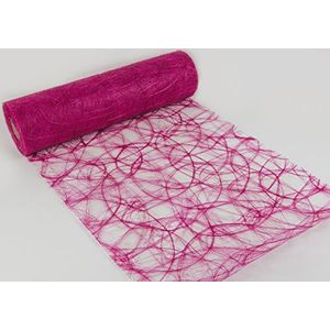 Sizoweb®, originele tafelband, tafelloper, 25 m x 30 cm, kleur fuchsia, roze, voor bruiloft