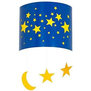 Homemania HOMAX_4227 wandlamp Starlight Applique, blauw, geel, metaal, kunststof, 22 x 10 x 26 cm
