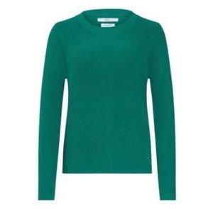 BRAX Dames Style Liz Wollmix-damestrui in casual look pullover, Dark Malachiet, 44