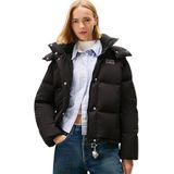 Tommy Jeans - Alaska - Gewatteerde Jas - Zwart - Warm Gevoerd