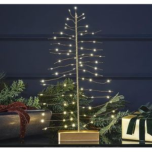 Ginger Ray Gouden Oplichtende Draad LEIDENE Kerstboom Open haard Tafelblad Decoratie