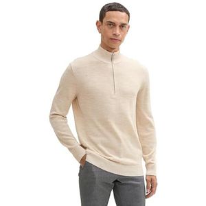 TOM TAILOR heren trui, 36107 - Light Sand Melange, M