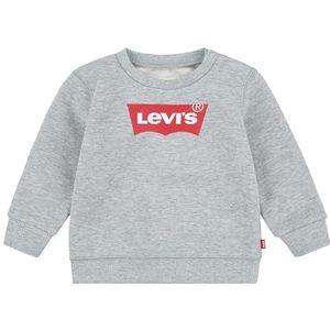 Levi's Kids Lvb Batwing Crew Pullover - Baby - Jongens 5-7, grey heather, 12 Maanden