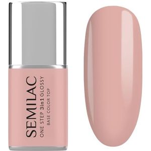 Semilac - S256 Pale Beige - 3in1 One Step Glossy Gel Nagellak - 7 ml