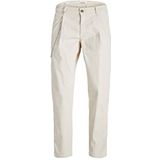 Jack & Jones, Heren, Broeken, Beige, Maat: W32 L32 Katoen,