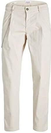 Jack & Jones, Heren, Broeken, Beige, Maat: W32 L32 Katoen,