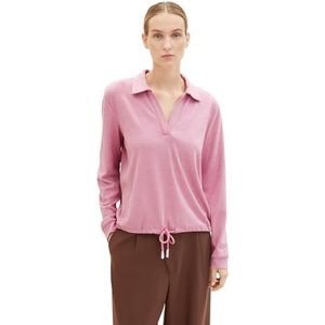 TOM TAILOR Sweatshirt voor dames, 33966 - Dusty Vanda Melange, XXS